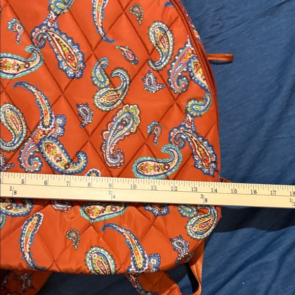 Vera Bradley Orange Quilted Bag - Picture 7 of 12